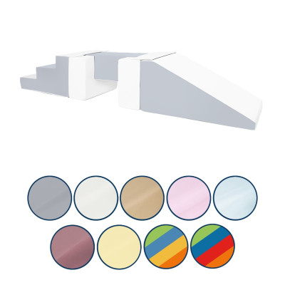 Soft play set 5 blocks Footbridge with Slide